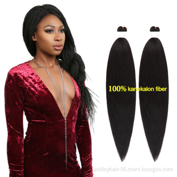 Julianna Morgan Hair Wholesale 52" kanekalon synthetic afro easy twist  pre stretched braiding hair braid ombre hair